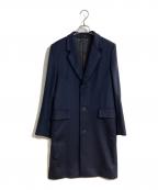 PAUL SMITHポールスミス）の古着「CASHMERE SINGLE CHESTER COAT/カシミヤ シングル チェスターコート」｜ネイビー