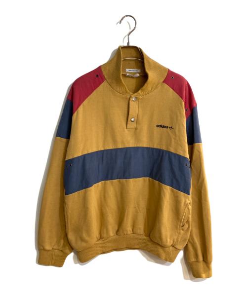 adidas（アディダス）adidas (アディダス) VENTEX ヴィンテージヘンリーネックスウェット イエロー サイズ:	FR 180の古着・服飾アイテム