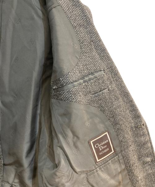 Christian Dior MONSIEUR（クリスチャンディオールムッシュ）Christian Dior MONSIEUR (クリスチャンディオールムッシュ) オールドテーラードジャケット グレー サイズ:Mの古着・服飾アイテム