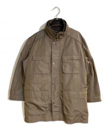 LANVIN COLLECTION（ランバンコレクション）の古着「デタッチャブルダウンベスト付きミリタリージャケット」｜ブラウン