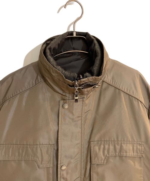 LANVIN COLLECTION（ランバンコレクション）LANVIN COLLECTION (ランバンコレクション) デタッチャブルダウンベスト付きミリタリージャケット ブラウン サイズ:48の古着・服飾アイテム