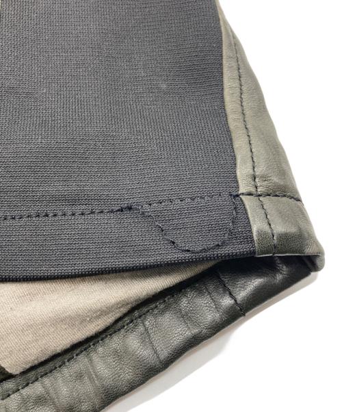 ARMANI COLLEZIONI（アルマーニ コレツィオーニ）ARMANI COLLEZIONI (アルマーニ コレツィオーニ) ラムレザーレザージャケット グリーン サイズ:48の古着・服飾アイテム