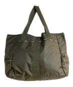 LeSportsacレスポートサック）の古着「gym tote bag グラベルc」｜オリーブ