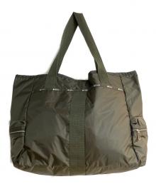 LeSportsac（レスポートサック）の古着「gym tote bag グラベルc」｜オリーブ