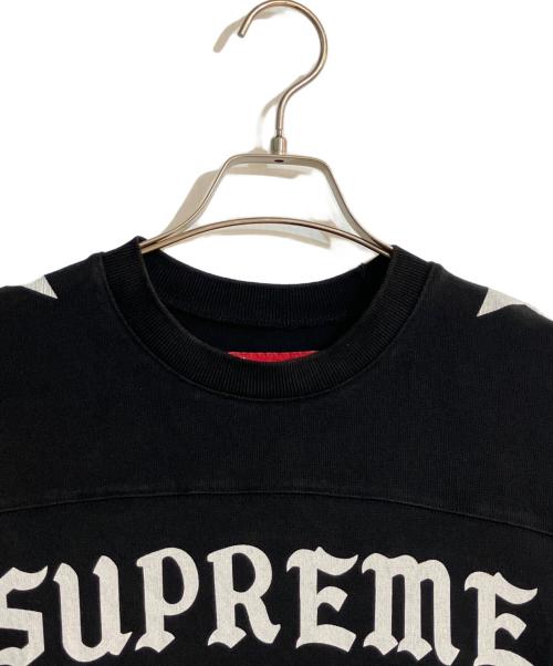 SUPREME（シュプリーム）Supreme (シュプリーム) PLAY BOY (プレイボーイ) L/S Football Top ブラック サイズ:Mの古着・服飾アイテム