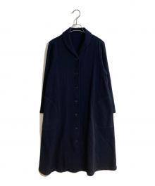 根々（ネネ）の古着「コットンシングルコート」｜ネイビー