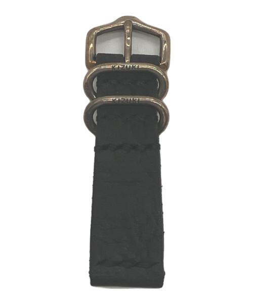 KIZUKI LEATHER SHOP（キズキ レザー ショップ）KIZUKI LEATHER SHOP (キズキ レザー ショップ) 250 STRAP / 腕時計 替えベルト ブラックの古着・服飾アイテム