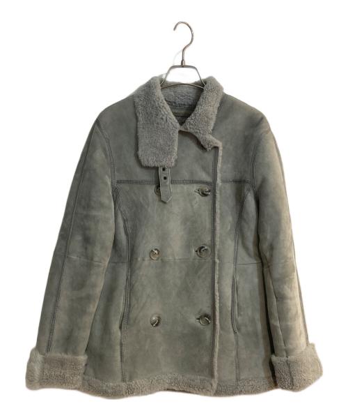 AVIREX（アヴィレックス）AVIREX (アヴィレックス) COLLECTION PRIVEE? (コレクション プリベー) ラムレザージャケット グレー サイズ:42の古着・服飾アイテム