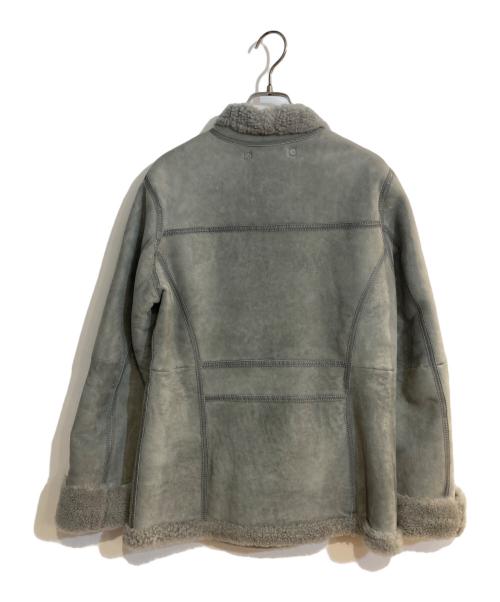 AVIREX（アヴィレックス）AVIREX (アヴィレックス) COLLECTION PRIVEE? (コレクション プリベー) ラムレザージャケット グレー サイズ:42の古着・服飾アイテム