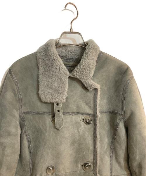 AVIREX（アヴィレックス）AVIREX (アヴィレックス) COLLECTION PRIVEE? (コレクション プリベー) ラムレザージャケット グレー サイズ:42の古着・服飾アイテム