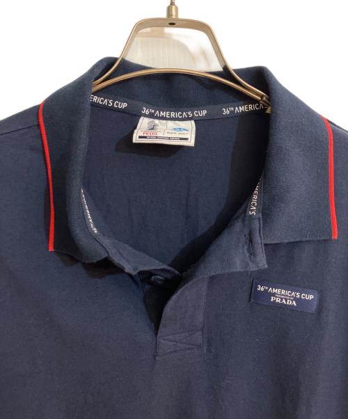 PRADA（プラダ）PRADA (プラダ) ピクトン ポロシャツ ネイビー サイズ:不明の古着・服飾アイテム