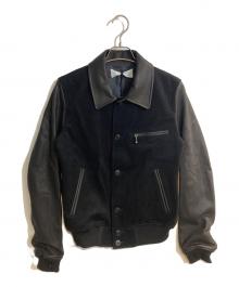 DIET BUTCHER SLIM SKIN（ダイエットブッチャースリムスキン）の古着「Varsity jacket」｜ブラック