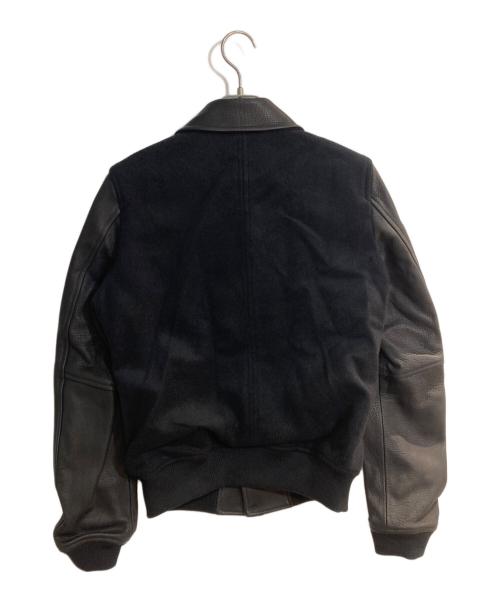 DIET BUTCHER SLIM SKIN（ダイエットブッチャースリムスキン）DIET BUTCHER SLIM SKIN (ダイエットブッチャースリムスキン) Varsity jacket ブラック サイズ:1 未使用品の古着・服飾アイテム