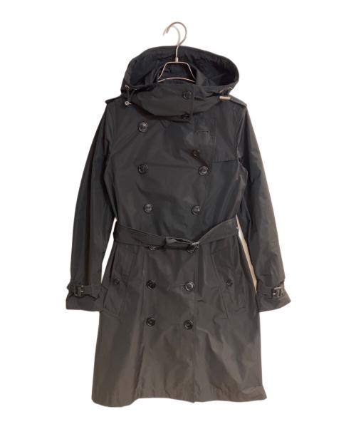 BURBERRY（バーバリー）BURBERRY (バーバリー) デタッチャブルフード トレンチコート ブラック サイズ:36の古着・服飾アイテム