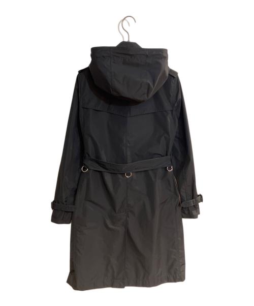BURBERRY（バーバリー）BURBERRY (バーバリー) デタッチャブルフード トレンチコート ブラック サイズ:36の古着・服飾アイテム