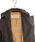 中古・古着 BURBERRY (バーバリー) デタッチャブルフード トレンチコート ブラック サイズ:36：35000円