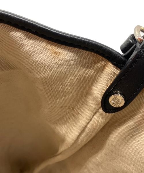 CELINE（セリーヌ）CELINE (セリーヌ) 馬車柄ハンドバッグ ブラックの古着・服飾アイテム