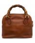 GUCCI (グッチ) ミニバンブーハンドバッグ ブラウン：18000円