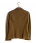 RALPH LAUREN (ラルフローレン) ヘリンボーンレザー切替ウールテーラードジャケット ブラウン サイズ:Ｌ：10000円