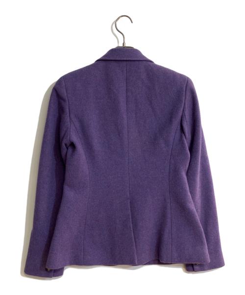 POLO RALPH LAUREN（ポロ・ラルフローレン）POLO RALPH LAUREN (ポロ・ラルフローレン) イタリア製ウールテーラードジャケット パープル サイズ:Mの古着・服飾アイテム