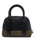 COACH (コーチ) ブリーカースタッズレザーミニサッチェル ブラック：12000円