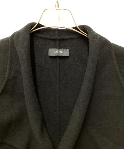 JOSEPH（ジョゼフ）JOSEPH (ジョゼフ) ダブルフェイス カシミヤ混 ハーフコート ブラック サイズ:36の古着・服飾アイテム