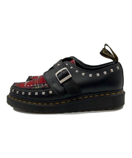 Dr.Martens（ドクターマーチン）Dr.Martens (ドクターマーチン) RAMSEY MONK TARTAN/ラムジー モンク タータン レッド サイズ:27cmの古着・服飾アイテム