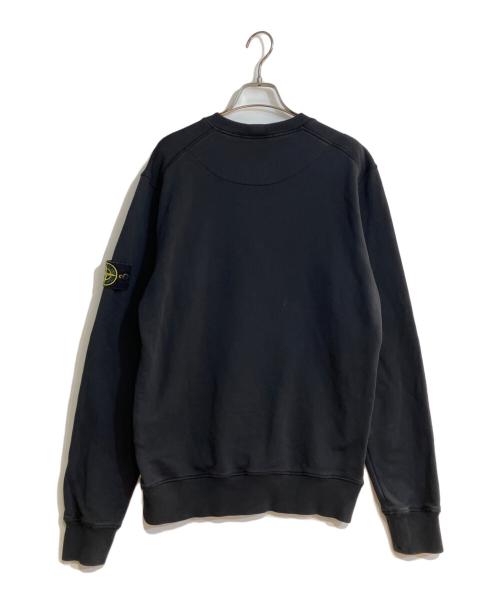 STONE ISLAND（ストーンアイランド）STONE ISLAND (ストーンアイランド) クルーネックスウェット ブラック サイズ:Mの古着・服飾アイテム