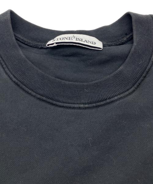 STONE ISLAND（ストーンアイランド）STONE ISLAND (ストーンアイランド) クルーネックスウェット ブラック サイズ:Mの古着・服飾アイテム