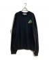 OFFWHITE（オフホワイト）の古着「ブラッシュ アロー クルーネック プルオーバー スウェット」｜ブラック