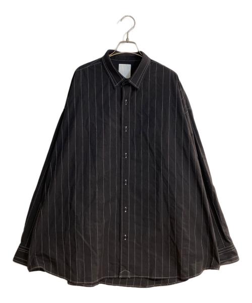 Stripes For Creative（ストライプ フォー クリエイティブ）Stripes For Creative (ストライプ フォー クリエイティブ) STITCHED SFC SHIRT/スティッチド エスエフシー シャツ ブラック サイズ:XLの古着・服飾アイテム