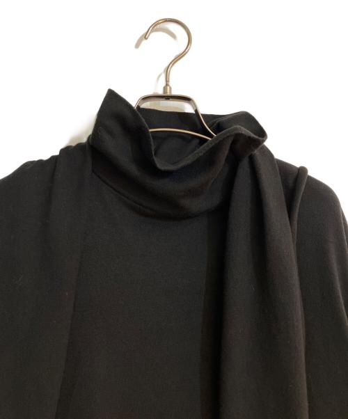 s'yte（サイト）s'yte (サイト) アクリルウールハイネックデザインカットソー ブラック サイズ:3の古着・服飾アイテム
