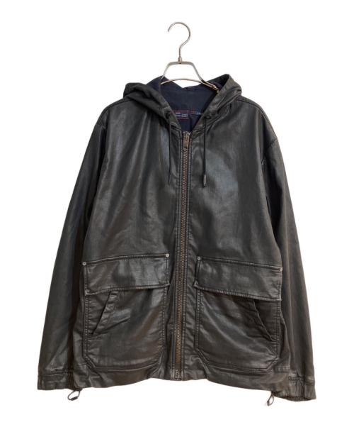 DIESEL（ディーゼル）DIESEL (ディーゼル) J-DANコーティングデニムジップパーカー ブラック サイズ:Sの古着・服飾アイテム