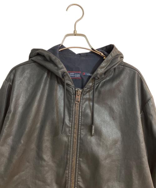 DIESEL（ディーゼル）DIESEL (ディーゼル) J-DANコーティングデニムジップパーカー ブラック サイズ:Sの古着・服飾アイテム