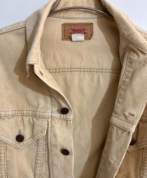 LEVI'S（リーバイス）LEVI'S (リーバイス) コーデュロイトラッカージャケット ベージュ サイズ:36の古着・服飾アイテム