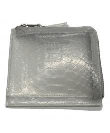 COMME des GARCONS（コムデギャルソン）の古着「Snake Transparent L Zip Wallet/スネーク トランスペアレント エル ジップ ウォレット」｜ホワイト