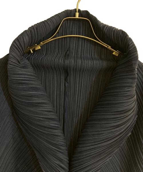 PLEATS PLEASE（プリーツプリーズ）PLEATS PLEASE (プリーツプリーズ) プリーツカーディガン ネイビー サイズ:3の古着・服飾アイテム