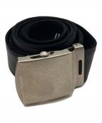 RAGS McCREGORラグス マクレガー）の古着「LEATHER GI BELT/レザー ジーアイ ベルト」｜ブラック