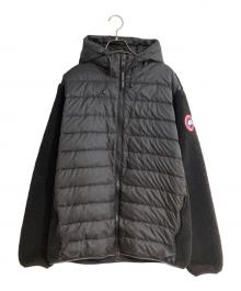 CANADA GOOSE（カナダグース）の古着「HYBRIDGE FLEECE HOODY/ハイブリッジ フリース フーディ」｜ブラック