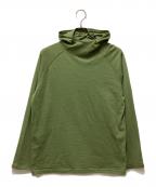 BROWN by 2-tacs×Moonlightgearブラウンバイツータックス×ムーンライトギア）の古着「"BAA#1 hoodie 軽Edition"/ フーディ ケイエディション」｜グリーン