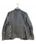 COMME des GARCONS COMME des GARCONS (コムデギャルソン コムデギャルソン) 25ss ラウンドカラーサテンチェックジャケット ブラック サイズ:S：40000円