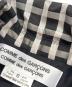 中古・古着 COMME des GARCONS COMME des GARCONS (コムデギャルソン コムデギャルソン) 25ss ラウンドカラーサテンチェックジャケット ブラック サイズ:S：40000円