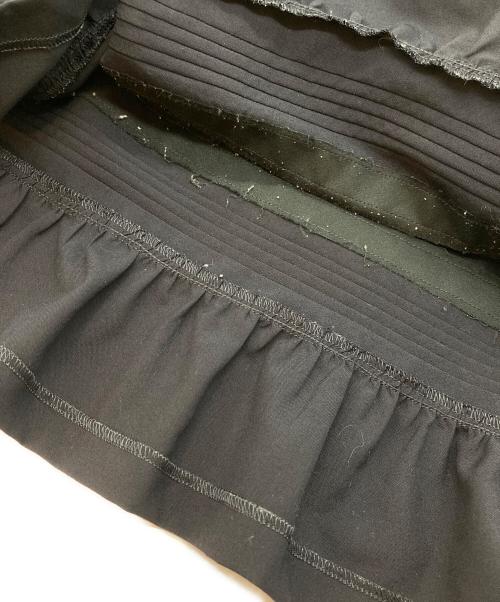 COMME des GARCONS GIRL（コムデギャルソンガール）COMME des GARCONS GIRL (コムデギャルソンガール) 24aw ベロア切替ウールスカート ネイビー サイズ:Mの古着・服飾アイテム