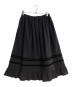 COMME des GARCONS GIRL (コムデギャルソンガール) 24aw ベロア切替ウールスカート ネイビー サイズ:M：20000円
