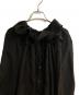 中古・古着 COMME des GARCONS COMME des GARCONS (コムデギャルソン コムデギャルソン) 23ss  襟ラッフルギャザー長袖ブラウス ブラック サイズ:S：20000円