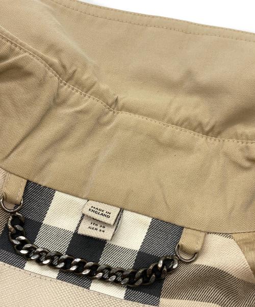 BURBERRY（バーバリー）BURBERRY (バーバリー) 裏ノヴァチェックトレンチコート ベージュ サイズ:UK6の古着・服飾アイテム