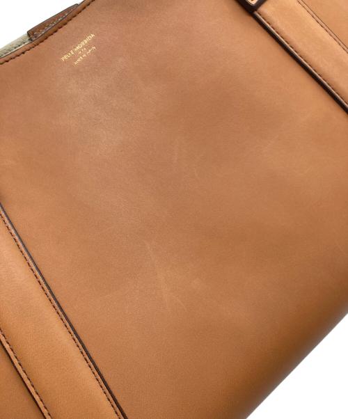PELLE MORBIDA（ペッレモルビダ）PELLE MORBIDA (ペッレモルビダ) FIRENZEミニトートバッグ/フィレンツェ ブラウンの古着・服飾アイテム