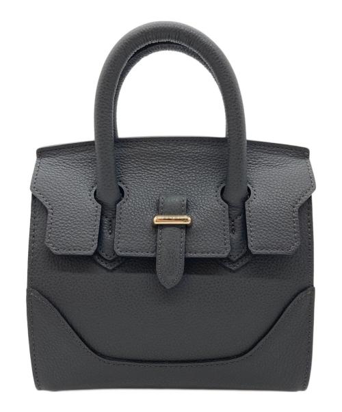 PELLE MORBIDA（ペッレモルビダ）PELLE MORBIDA (ペッレモルビダ) ミニボストンバッグ ネイビーの古着・服飾アイテム