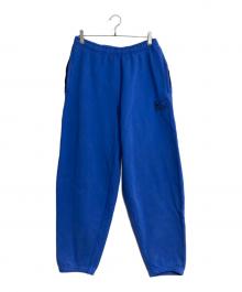 NIKE×stussy（ナイキ×ステューシー）の古着「NRG Acid Washed Fleece Pants/エヌアールジー アシッド ウォッシュド フリース パンツ」｜ブルー