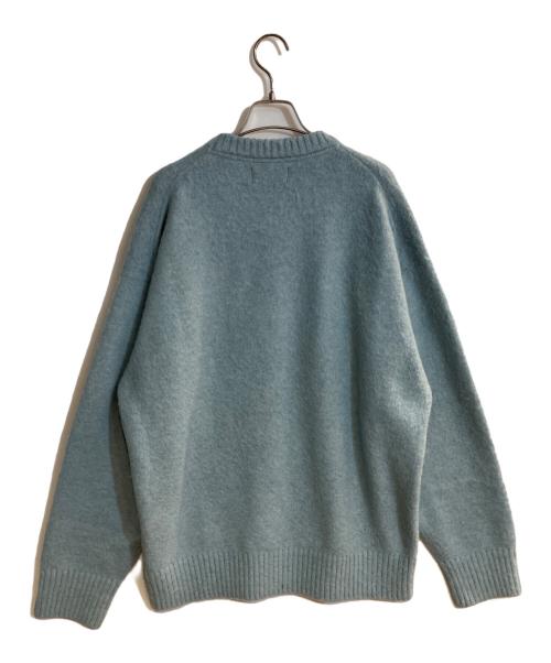 FRED PERRY（フレッドペリー）FRED PERRY (フレッドペリー) フラッフィクルーネックセーター スカイブルー サイズ:Ｌの古着・服飾アイテム